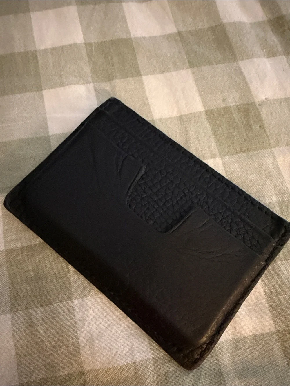Tom Ford Black Leather Slim Card Case